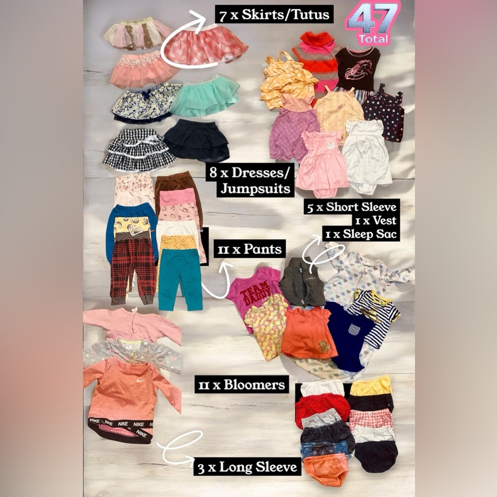 Baby Girl Clothing Bundle - 0-12 Months